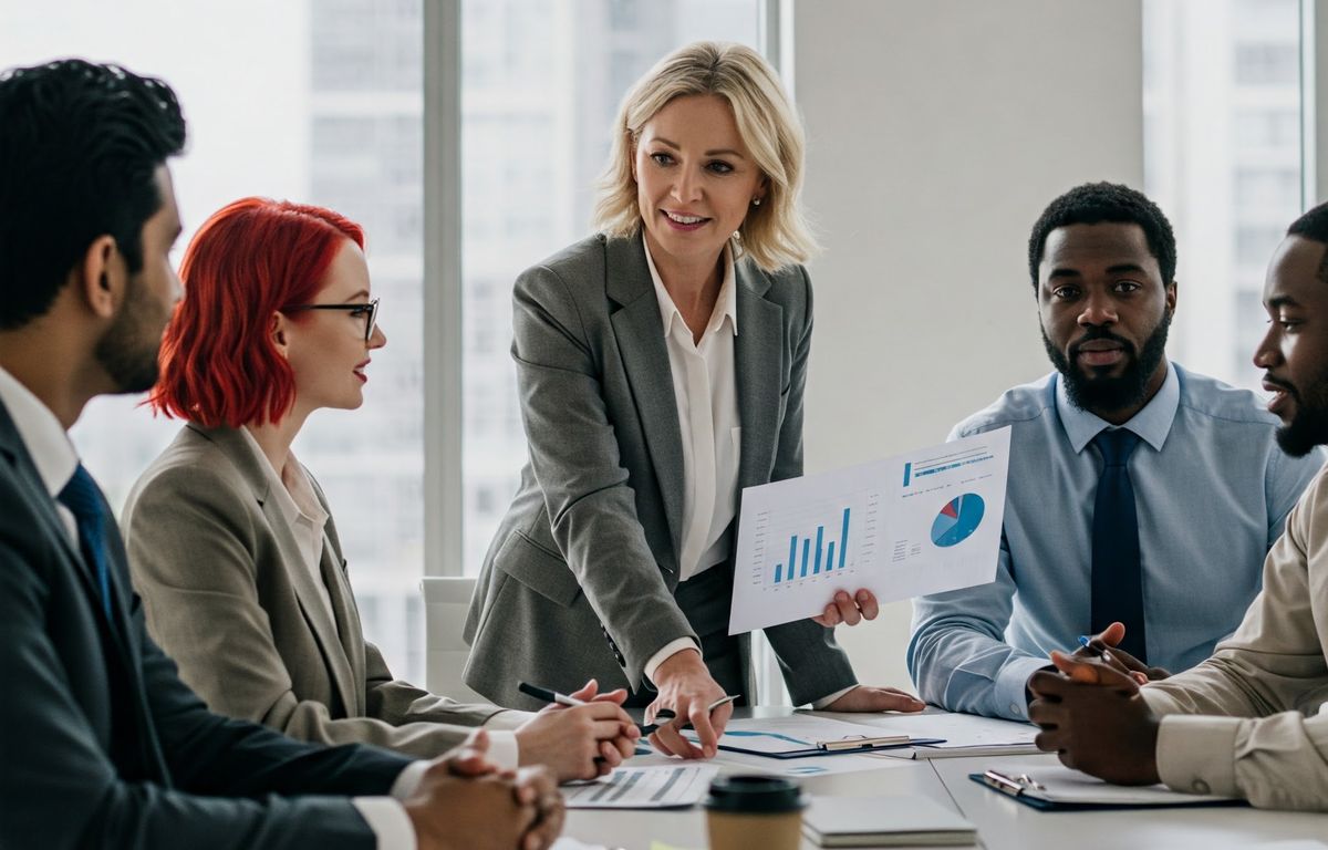 Une équipe à l'écoute lors d'une réunion sur le bien-être au travail